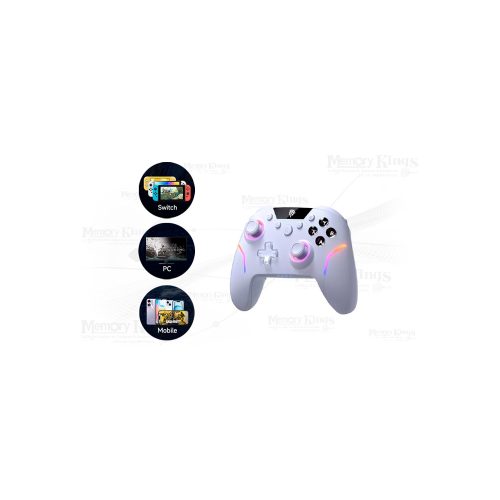 GAMEPAD EASYSMX X20 WHITE ARGB Wireless BT USB-C
