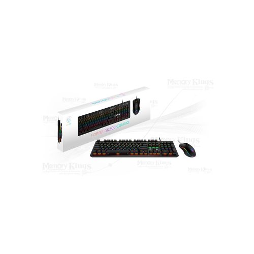 TECLADO+MOUSE Gaming MSI FORGE GK300 SW BLUE