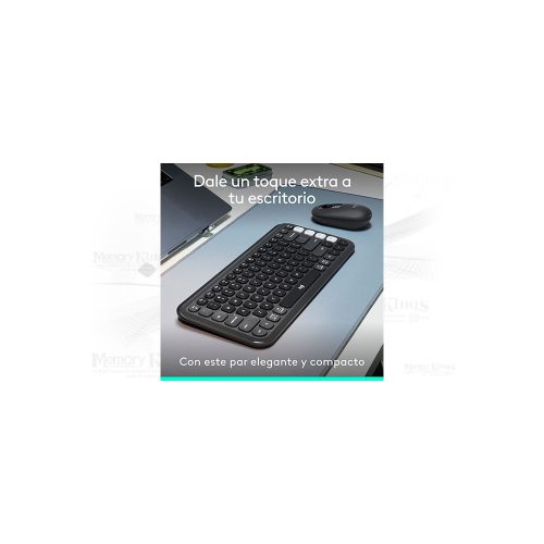 TECLADO+MOUSE LOGITECH POP ICON BLUETOOTH BLACK