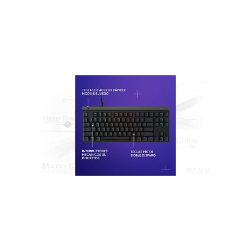 TECLADO Gaming LOGITECH G515 LIGHTSPEED TKL USB BLACK