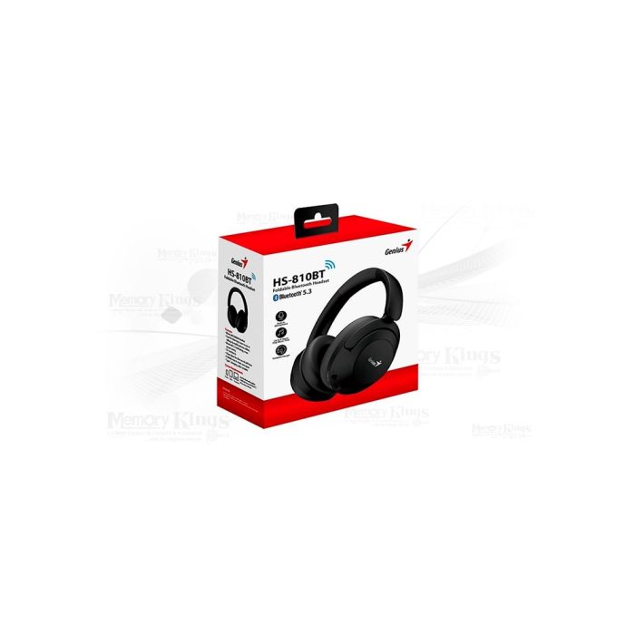 AURICULAR GENIUS HS-810BT BLUETOOTH BLACK