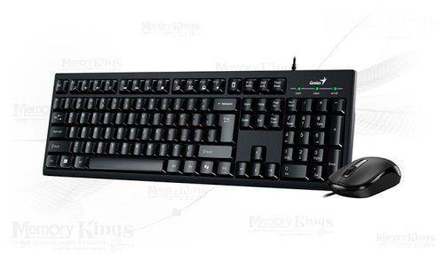 TECLADO+MOUSE GENIUS KM-100SE AI COPILOT USB BLACK