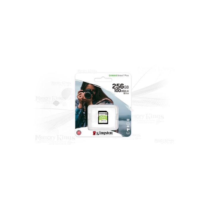 MEMORIA SD 256GB KINGSTON CANVAS SELECT PLUS
