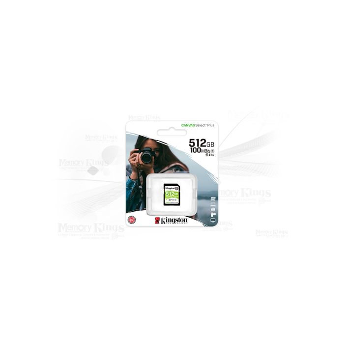 MEMORIA SD 512GB KINGSTON CANVAS SELECT PLUS