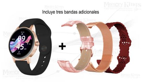 RELOJ SMART ARGOMTECH SKEI WATCH C30BG 3 correas