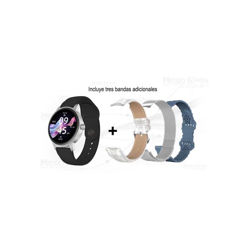 RELOJ SMART ARGOMTECH SKEI WATCH C30RG 3 correas