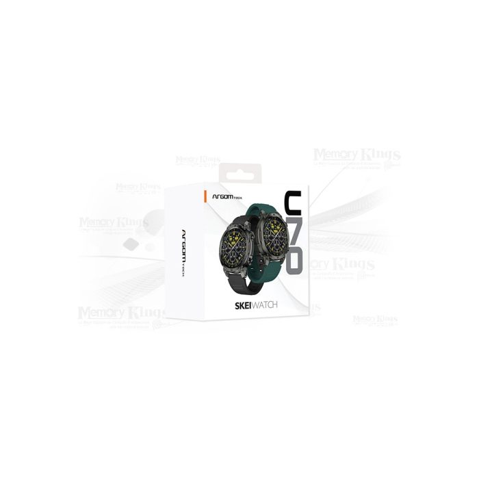 RELOJ SMART ARGOMTECH SKEI WATCH C70BK 2 correas
