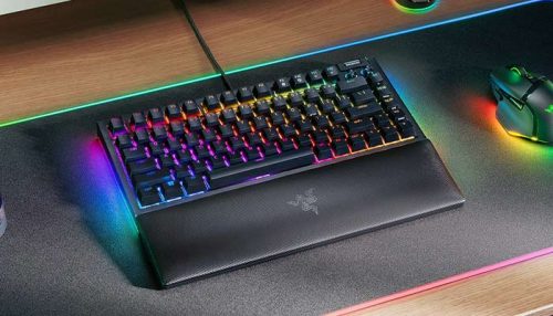 TECLADO RAZER BLACKWIDOW V4 75% SW ORANGE 8000HZ