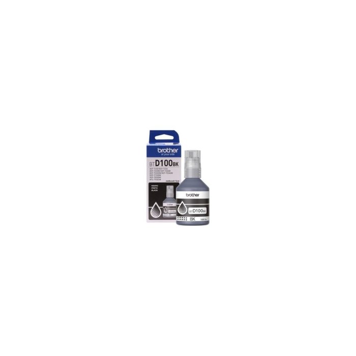 BLACK INK BOTTLE BTD100BK YIELD 7,500 PAGES