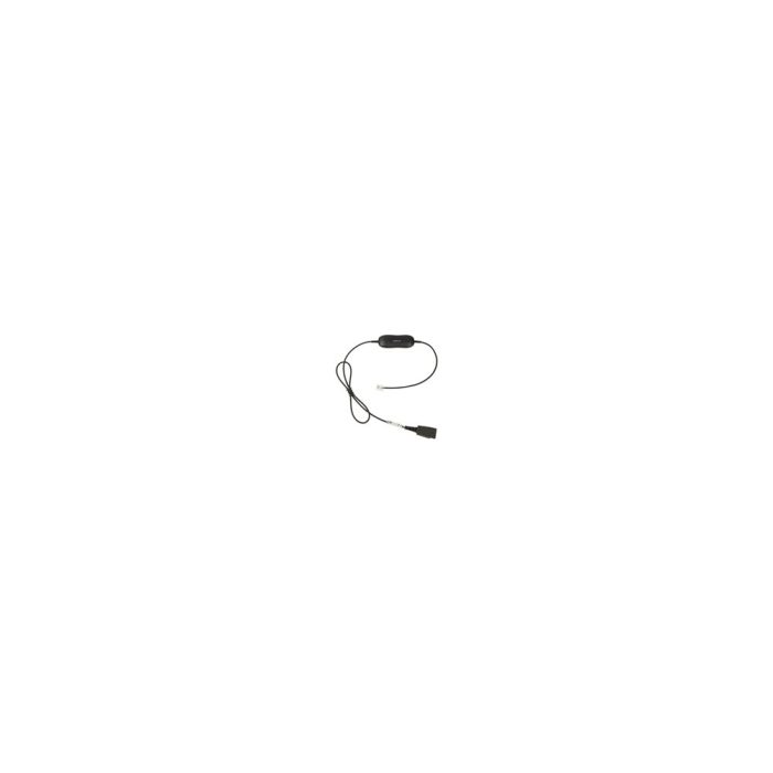 Cable Jabra GN1216 para auriculares, desconexión rápida RJ-9 macho, 80 cm de longitud