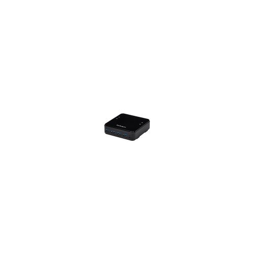 StarTech.com Switch Conmutador USB 3.0 4x4 para Compartir Dispositivos Periféricos - Hub - 8 x SuperSpeed USB 3.0