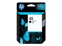 HP 45 - 42 ml - negro - original - cartucho de tinta
