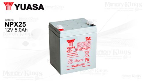 BATERIA YUASA NPX25 (12V 5Ah)