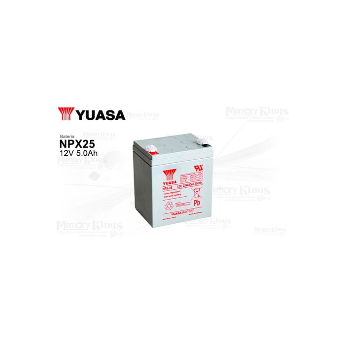 BATERIA YUASA NPX25 (12V 5Ah)