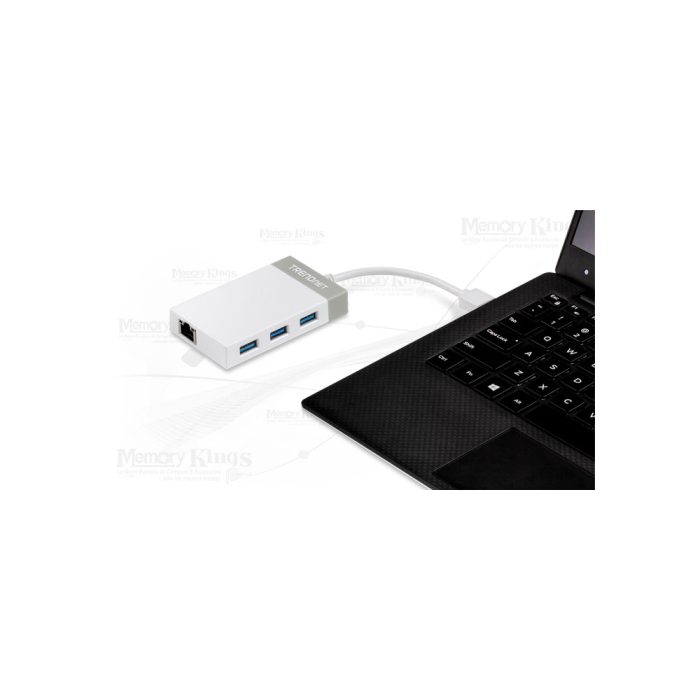 ADAPTADOR USB 3.0 a RED GbE TRENDNET TU3-ETGH3+HUB