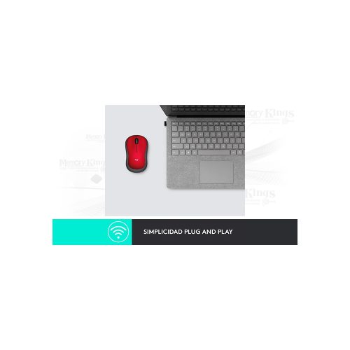 MOUSE NB Wireless LOGITECH M185 RED