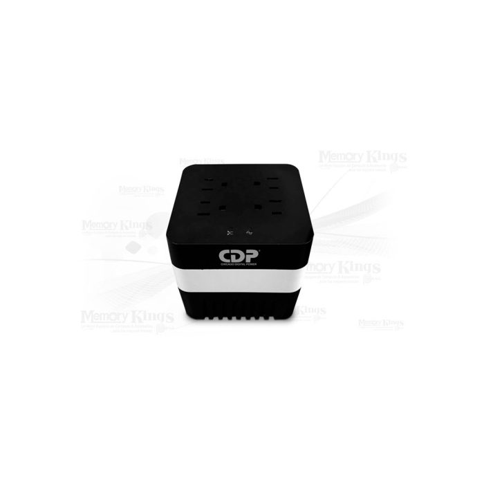Estabilizador CDP RU-AVR604I 600VA/300W con 4 salidas y 4 puertos USB - Protección avanzada para tus dispositivos