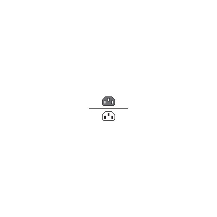 HPE - Cable de alimentación - IEC 60320 C14 a power IEC 60320 C13 - CA 250 V - 10 A - 70 cm - negro - Mundial
