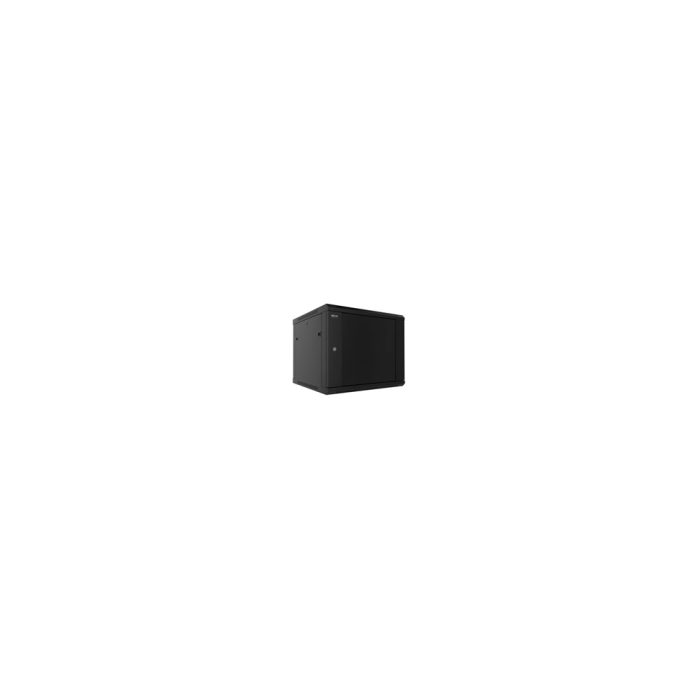 Nexxt Solutions Infrastructure - Wall mount enclosure - SPCC steel / Tempered glass - Black / RAL 9005