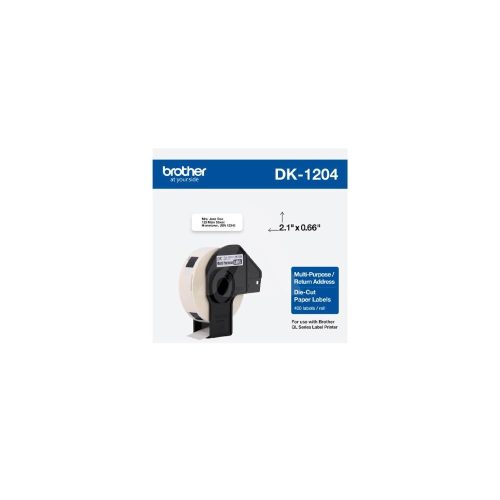 CINTA BROTHER QL500/550/570 MULTI PURPOSE PAPER (400 ETIQUETAS)