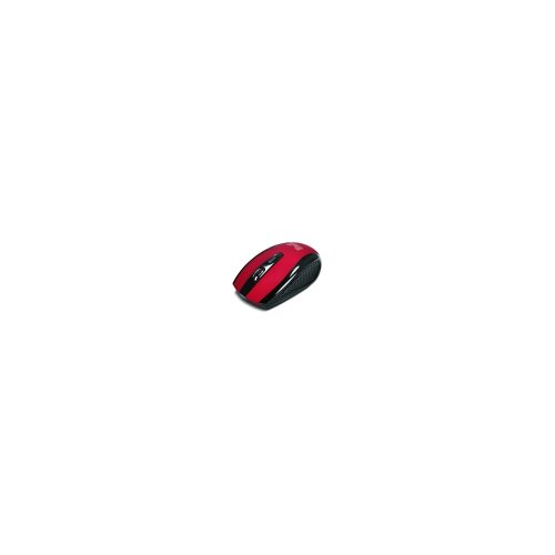 Klip Xtreme - Mouse - Wireless - 2.4 GHz - Red - Nano - 6-button Opt