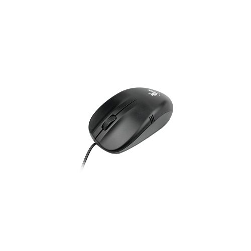 Xtech - Mouse - USB - Wired - All black - 3D 3-button XTM-205 - 1000dpi