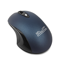 Klip Xtreme GhosTouch KMW-400 - Ratón - ergonómico - óptico - 3 botones - inalámbrico - 2.4 GHz
