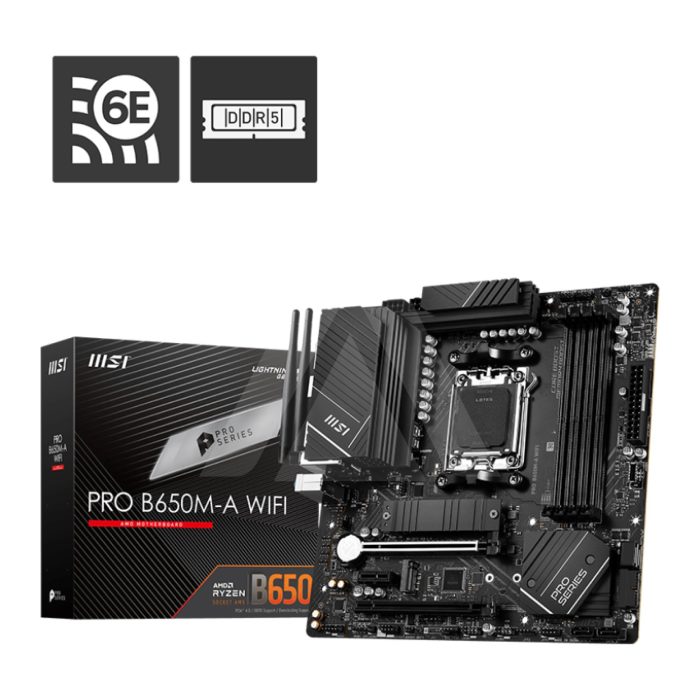LGA 1700  INTEL MSI MAG B760M MORTAR WIFI 4 DDR5 192 GB HDMI DP M-ATX