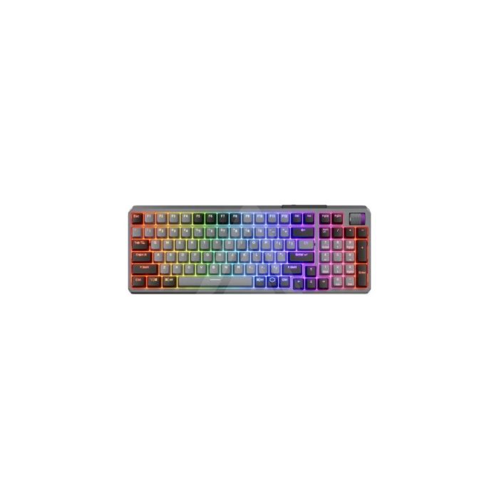 TECLADO COOLER MASTER MK770/GASKET/BLACK GREY/BOX V2 WHITE/US GAMING