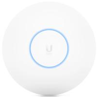 Ubiquiti - U6-LR - Wireless access point - Ø220 x 48 mm - 48V 0.5A PoE adapter (Not included) - LEDs White/blue