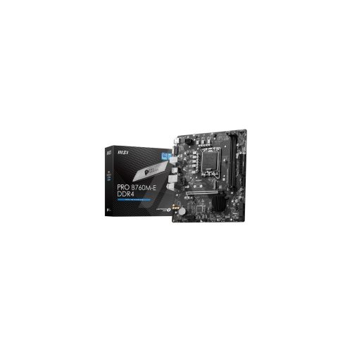 LGA 1700  INTEL MSI PRO-B760M-E-DDR4 64GB 4800MHZ HDMI VGA M.2