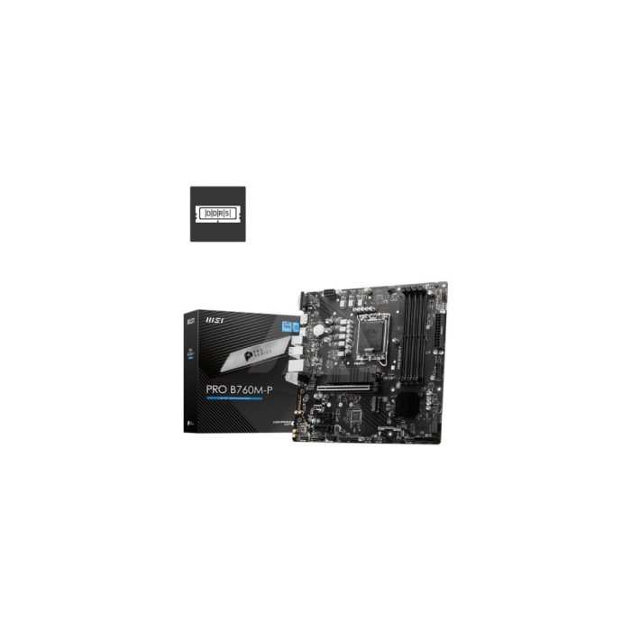 LGA 1700  INTEL MSI PRO B760M-P DDR5 6800 MHZ HDMI DP PCI MATX