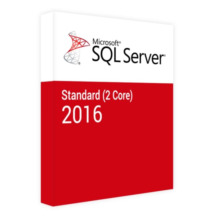 Microsoft SQL Server 2016 Standard - Licencia Abierta, 2 Núcleos, Versión Única en Español
