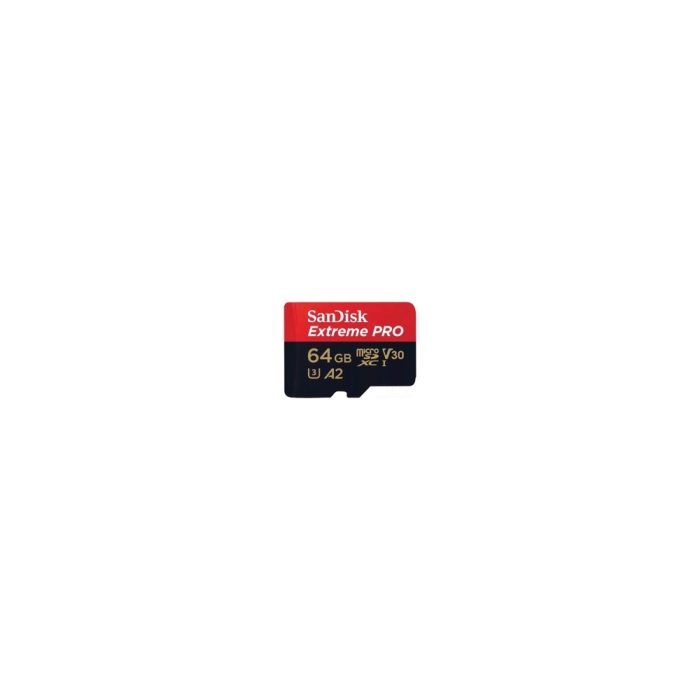 SanDisk Extreme Pro - Tarjeta de memoria flash (adaptador microSDXC a SD Incluido) - 64 GB