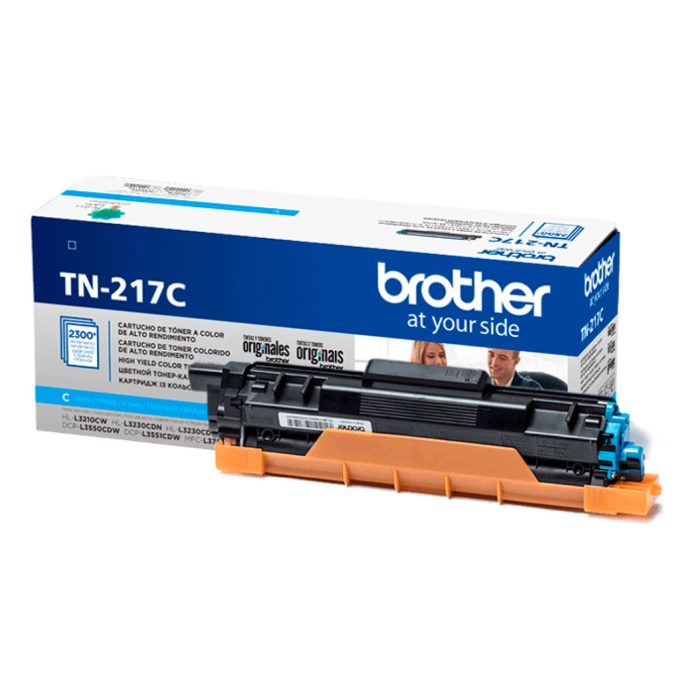 TONER BROTHER TN-217C CYAN P/HLL3270CDW / DCPL3551CDW / MFCL3750CDW (2300 P