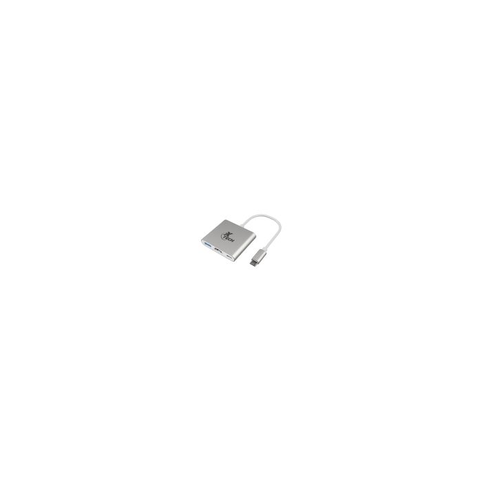 Xtech - Video adapter - USB Type C - HDMI (f) Type C(f) USB 3.0(f) - 3 in one XTC-565