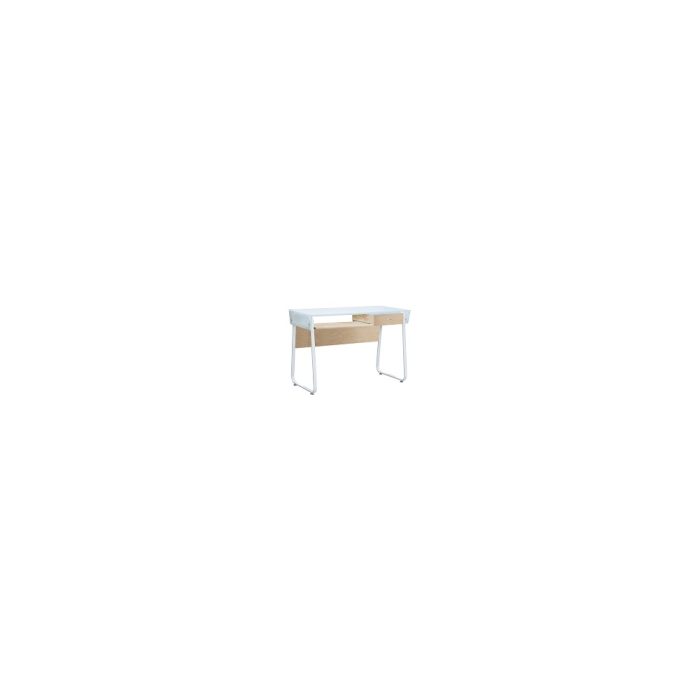 Xtech - Desk S Lvl XTF-CD197 - Escritorio para computadora con tope de vidrio - Color: Sicomoro