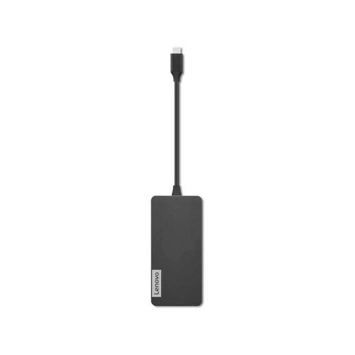 Concentrador de puertos (Hub) Lenovo USB-C, 7-in-1, Color Iron Grey (Gris Hierro)