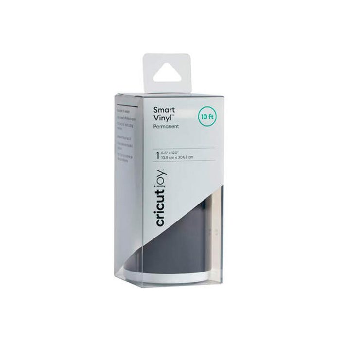 Cricut | Vinilo Permanente Smart | Color Negro | Rollo de Mejor Valor 13.9cm x 3m