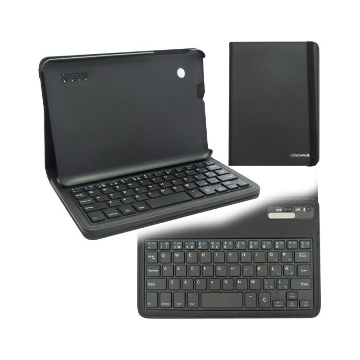 Estuche Advance con teclado Bluetooth, negro.