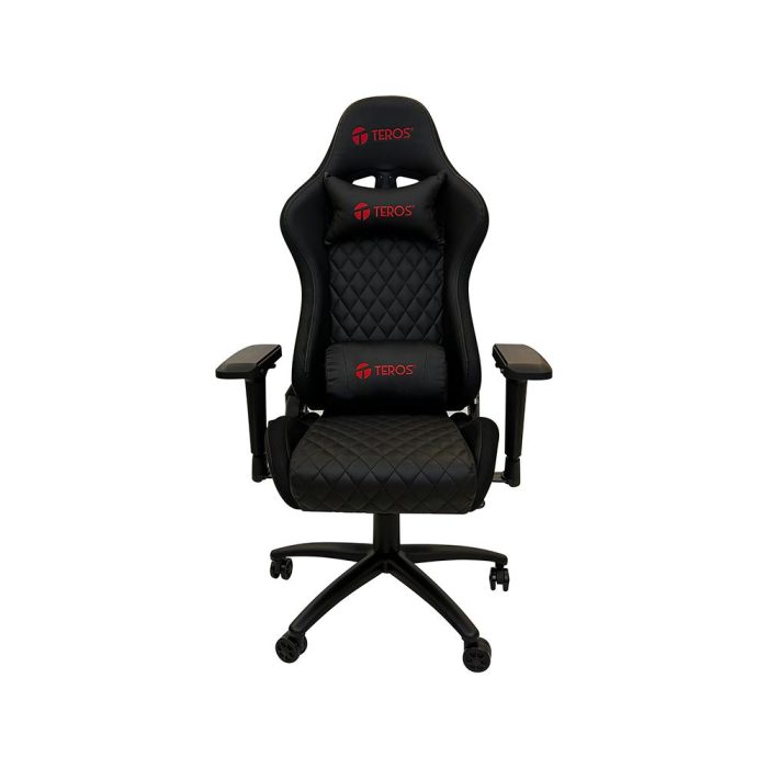 Silla gamer TEROS TE-8121N, negro