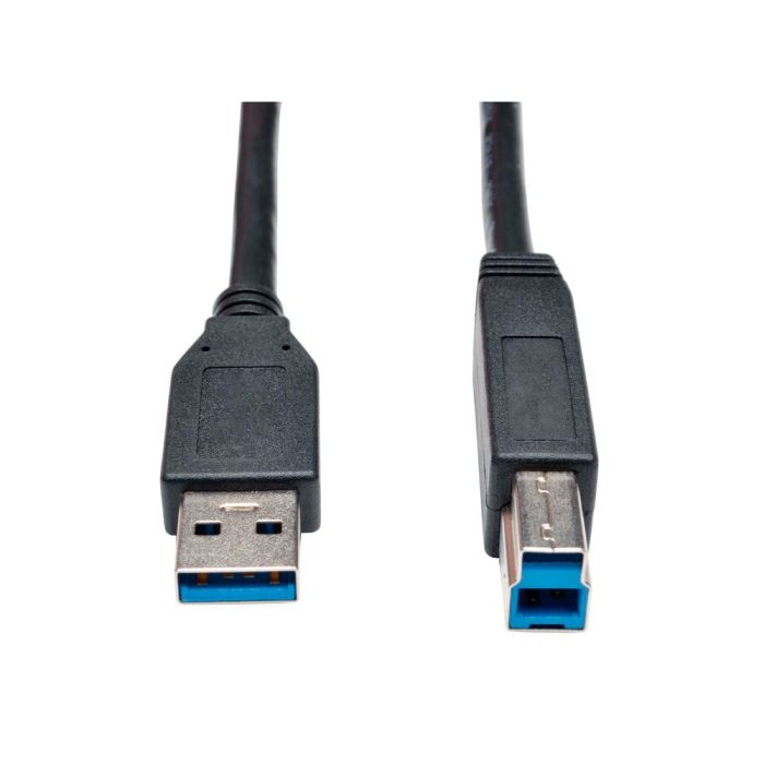 Cable para Dispositivo USB 3.0 SuperSpeed A-B (M/M), Negro, 4.57m / 15 pies.