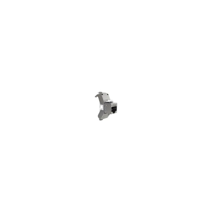 Nexxt - Inserto modular - CAT 6a - STP - RJ-45 - plata