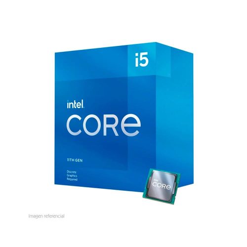 Procesador Intel Core i5-11400F 2.60 / 4.40 GHz, 12 MB Caché L3, LGA1200, 65W, 14 nm.