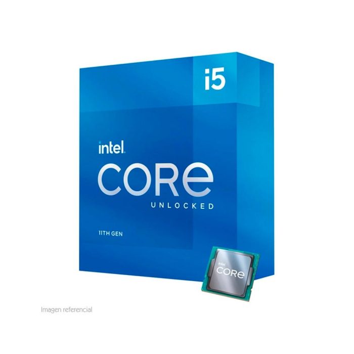 Procesador Intel Core i5-11600K 3.90 / 4.90 GHz, 12 MB Caché L3, LGA1200, 125W, 14 nm.