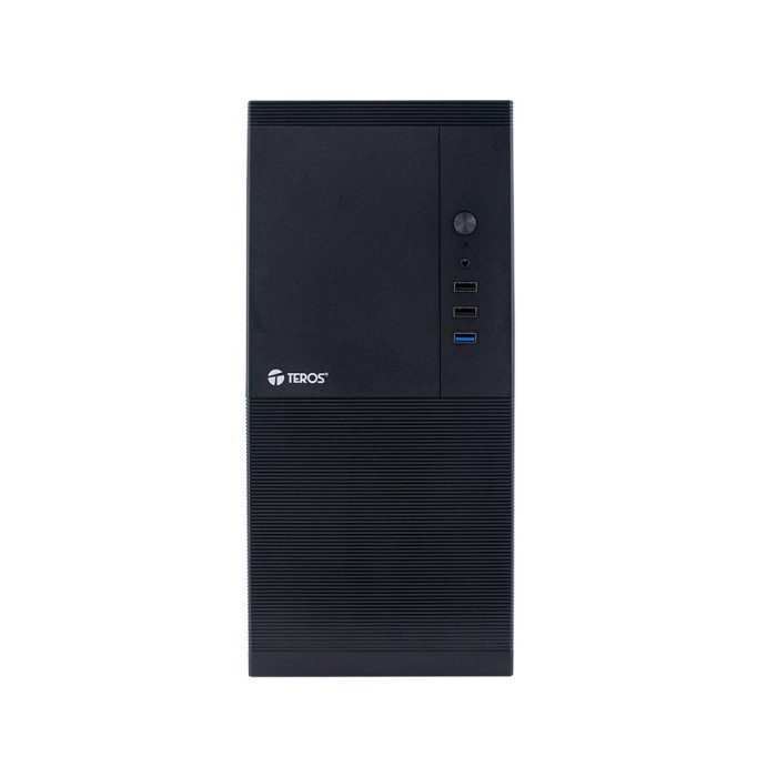 Case TEROS TE-1033S, Mini Tower ATX, 250 W, USB 3.0 / 2.0, audio HD, negro