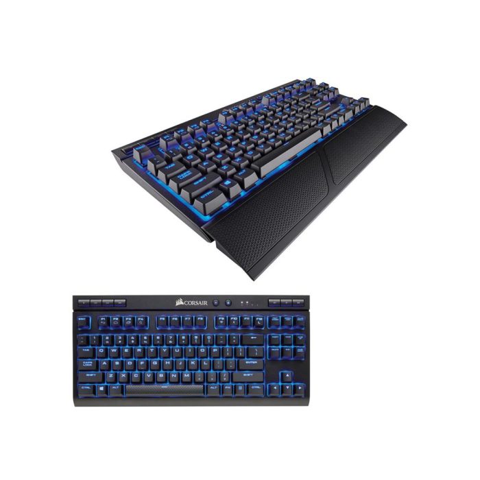 Teclado Gamer Wireless Corsair K63, mecánico Cherry MX, Multimedia, Bluetooth, USB.