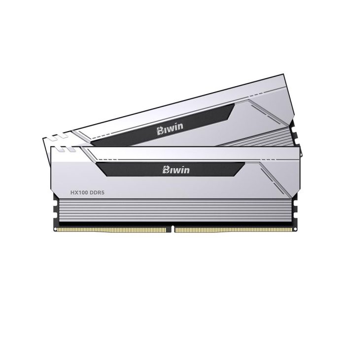 Memoria Biwin HX100 32GB DDR5-6000MHz (2x16GB), CL34, 1.1V, 1Rx8, Color Plata