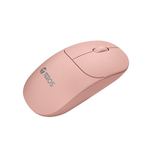 Mouse óptico inalámbrico TEROS TE-1218S, 1000 DPI, receptor USB, 3 botones