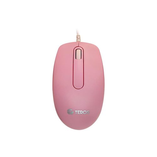 Mouse óptico TEROS TE-1221S, 1000 DPI, USB, 3 botones